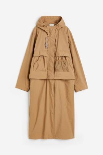 H&M Wasserabweisende, längenverstellbare Outdoorjacke Beige, Jacken in...