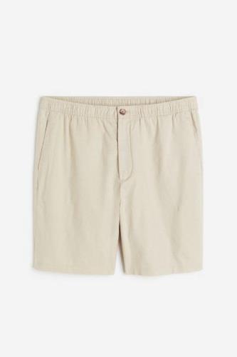H&M Shorts aus Leinenmix Regular Fit Hellbeige in Größe XXL. Farbe: Li...