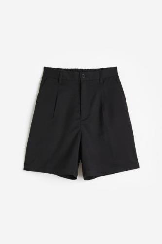 H&M City-Shorts Schwarz in Größe XS. Farbe: Black