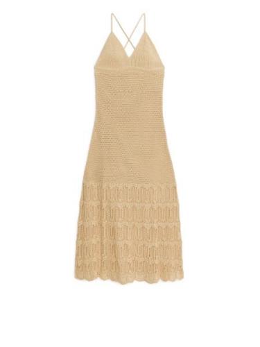 Arket Strickkleid Beige, Alltagskleider in Größe M