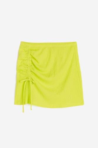 H&M Strandrock mit Tunnelzug Limegrün, Röcke in Größe XL. Farbe: Lime ...