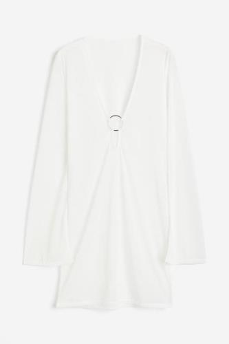 H&M Strandkleid Weiß, Alltagskleider in Größe XS. Farbe: White