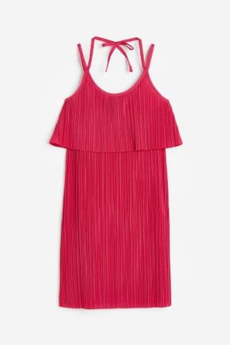 H&M MAMA Plissiertes Stillkleid Cerise, Kleider in Größe XL