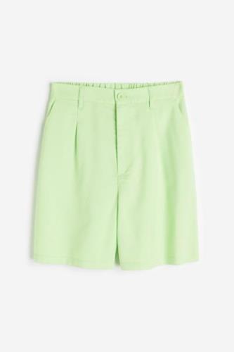 H&M City-Shorts Hellgrün in Größe XXS. Farbe: Light green