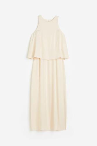 H&M MAMA Ärmelloses Stillkleid Hellbeige, Kleider in Größe M. Farbe: L...