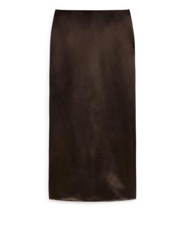 Arket Bleistiftrock Dunkelbraun, Röcke in Größe 36. Farbe: Dark brown