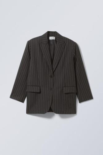 Weekday Oversized-Blazer Aiden Dunkelgrau, Blazers in Größe 36. Farbe:...