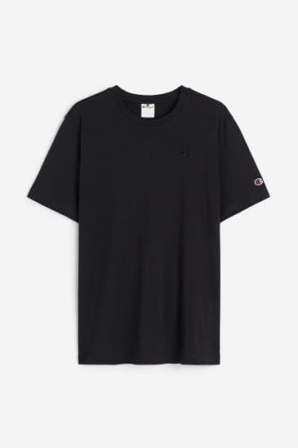 Champion Crewneck T-shirt Black Beauty in Größe L