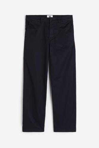 Double A By Wood Silas Classic Trousers Navy, Chinohosen in Größe W 31