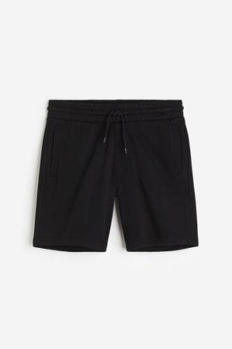 H&M Sweatshorts in Regular Fit Schwarz Größe XS. Farbe: Black 034