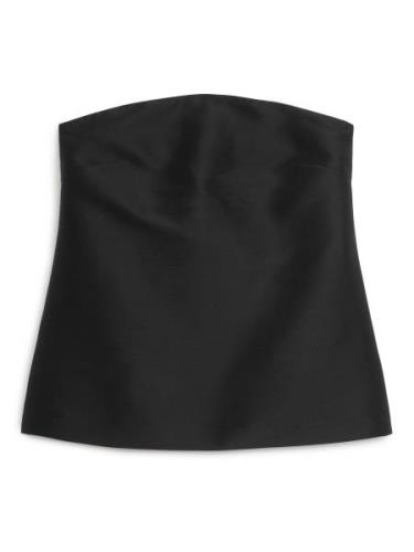 Arket Bustier Schwarz, Tops in Größe 44. Farbe: Black