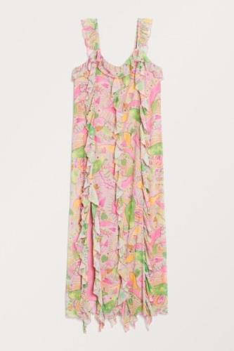 Monki Kleid mit Chiffon-Rüschen Sommerliebe, Alltagskleider in Größe X...