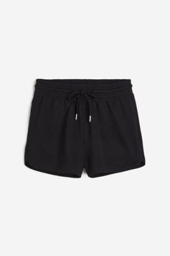 H&M Sweatshorts Schwarz in Größe XS. Farbe: Black