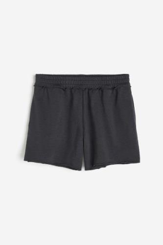 H&M Schlupfshorts aus Sweatstoff Dunkelgrau in Größe XXS. Farbe: Dark ...