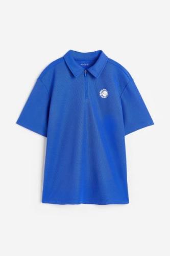 H&M DryMove™ Tennisshirt Blau, Tops in Größe 158/164. Farbe: Blue