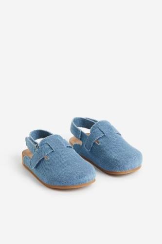 H&M Sandalen Denimblau in Größe 22. Farbe: Denim blue