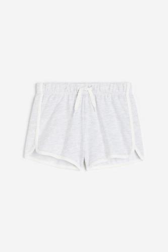 H&M Sweatshorts aus Baumwolle Graumeliert in Größe 170. Farbe: Grey ma...