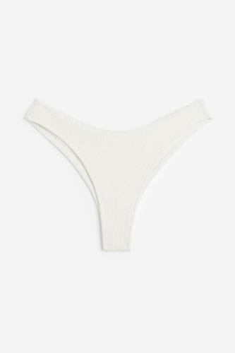 H&M Bikinihose Brazilian Weiß, Bikini-Unterteil in Größe 40. Farbe: Wh...