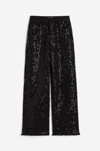 Sister Jane Renoir Embellished Trousers Black, Chinohosen in Größe 36