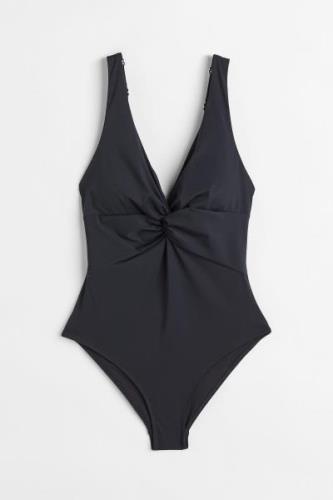 H&M Shape-Badeanzug Schwarz, Badeanzüge in Größe 38. Farbe: Black