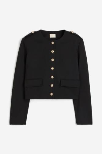 H&M Taillierter Blazer Schwarz, Blazers in Größe XL. Farbe: Black