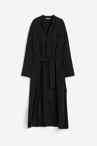 H&M Utility-Kleid aus Modalmix Schwarz, Alltagskleider in Größe M. Far...