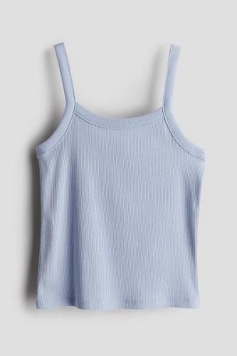 H&M Geripptes Trägertop, T-Shirts & Tops in Größe 158/164. Farbe: Dust...