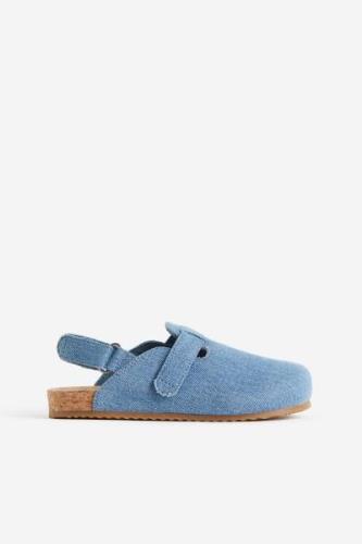 H&M Sandalen aus Denim Denimblau in Größe 30. Farbe: blue