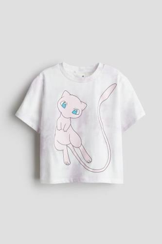 H&M T-Shirt mit Print Helllila/Pokémon, T-Shirts & Tops in Größe 158/1...