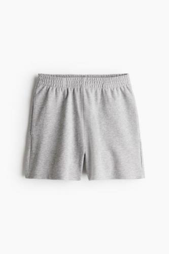 H&M Sweatshorts Hellgraumeliert in Größe XL. Farbe: Light grey marl