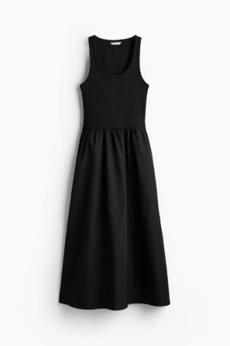 H&M Ärmelloses Kleid Schwarz, Alltagskleider in Größe M. Farbe: Black