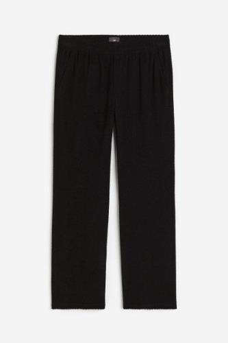 H&M Joggpants aus Frottee Regular Fit Schwarz, Jogginghosen in Größe X...