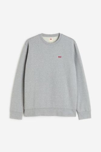 Levi's Original Housemark Crew Sweatshirt Grey, Sweatshirts in Größe X...