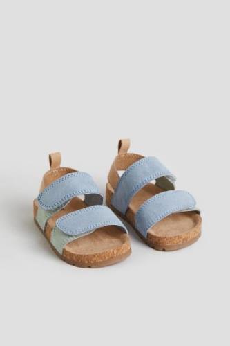 H&M Sandalen Hellblau/Hellgrün in Größe 22. Farbe: Light blue/light gr...