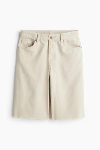 H&M Hellbeige, Shorts in Größe 38. Farbe: Light beige