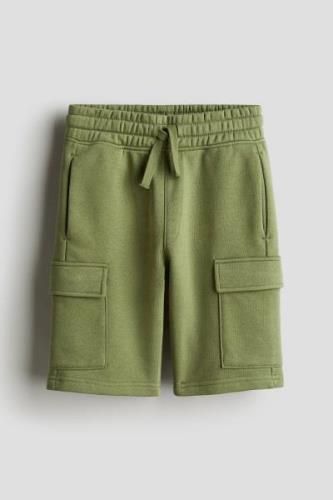 H&M Cargoshorts Khakigrün in Größe 164. Farbe: Khaki green