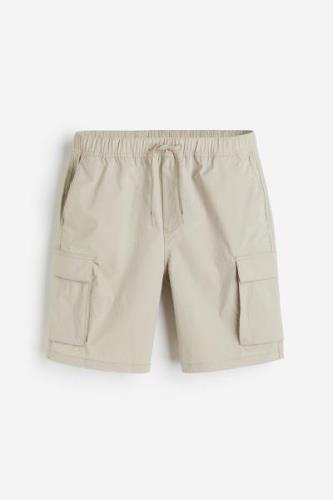 H&M Cargoshorts aus Nylon Regular Fit Beige in Größe XXL. Farbe: 012