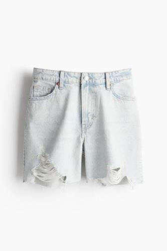 H&M Bermuda High Jeansshorts Blasses Denimblau in Größe 32. Farbe: Pal...