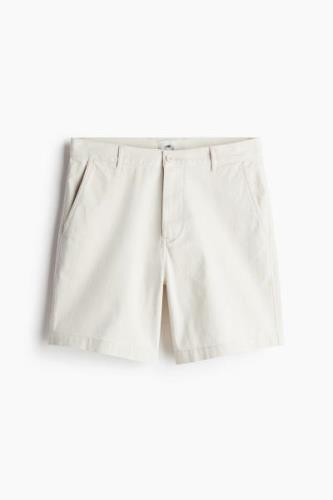 H&M Chinoshorts Regular Fit Helles Graubeige in Größe W 38. Farbe: Lig...