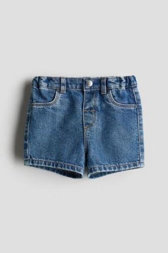 H&M Jeansshorts Denimblau in Größe 104. Farbe: Denim blue