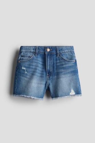 H&M Jeansshorts Denimblau in Größe 170. Farbe: Denim blue