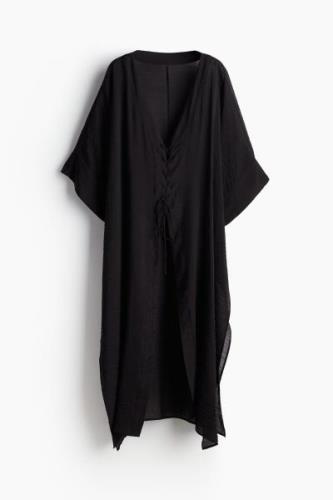 H&M Kaftankleid für den Strand Schwarz, Alltagskleider in Größe XS/S. ...