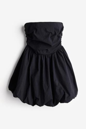 H&M Bandeau-Kleid mit Ballonrock Schwarz, Party kleider in Größe XS. F...