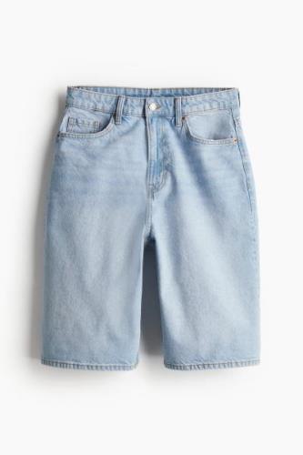 H&M Bermuda Baggy High Denimshorts Helles Denimblau in Größe 44. Farbe...