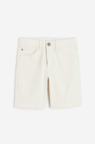 H&M Jeansshorts Weiß in Größe 134. Farbe: White