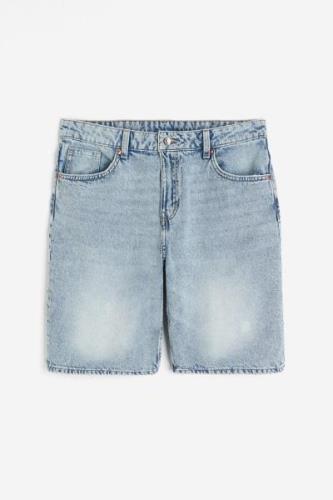 H&M Low Denim Shorts Helles Denimblau in Größe 42. Farbe: Light denim ...