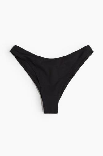 H&M Bikinihose Brazilian Schwarz, Bikini-Unterteil in Größe 50. Farbe:...