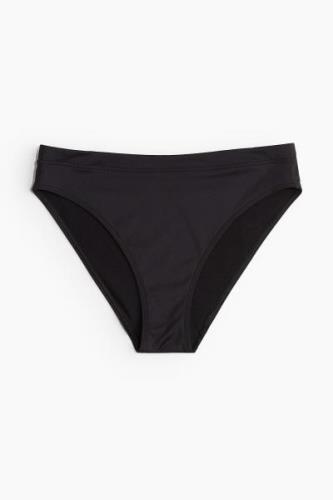 H&M Sportbikinihose Schwarz, Bikini-Unterteil in Größe L. Farbe: Black