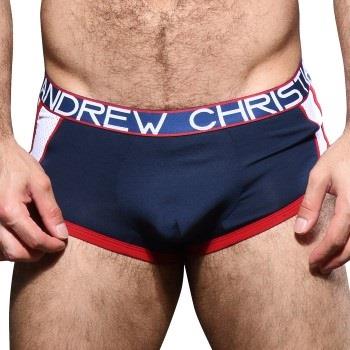 Andrew Christian Almost Naked Retro Mesh Boxer Marine Baumwolle Small ...