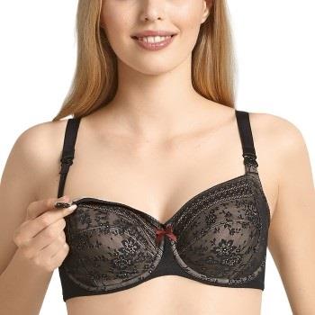 Anita BH Fleur Underwire Nursing Bra Schwarz Polyamid C 70 Damen